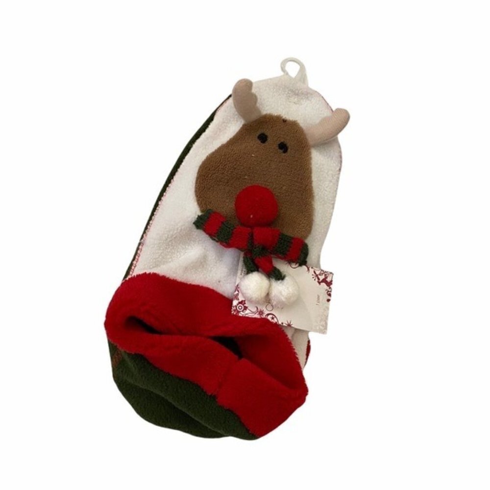 Target Winter Holiday Reindeer Sock Booties OS